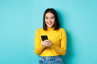 Porträt von Marie, Absolventin im Kurs Webdesign & UI